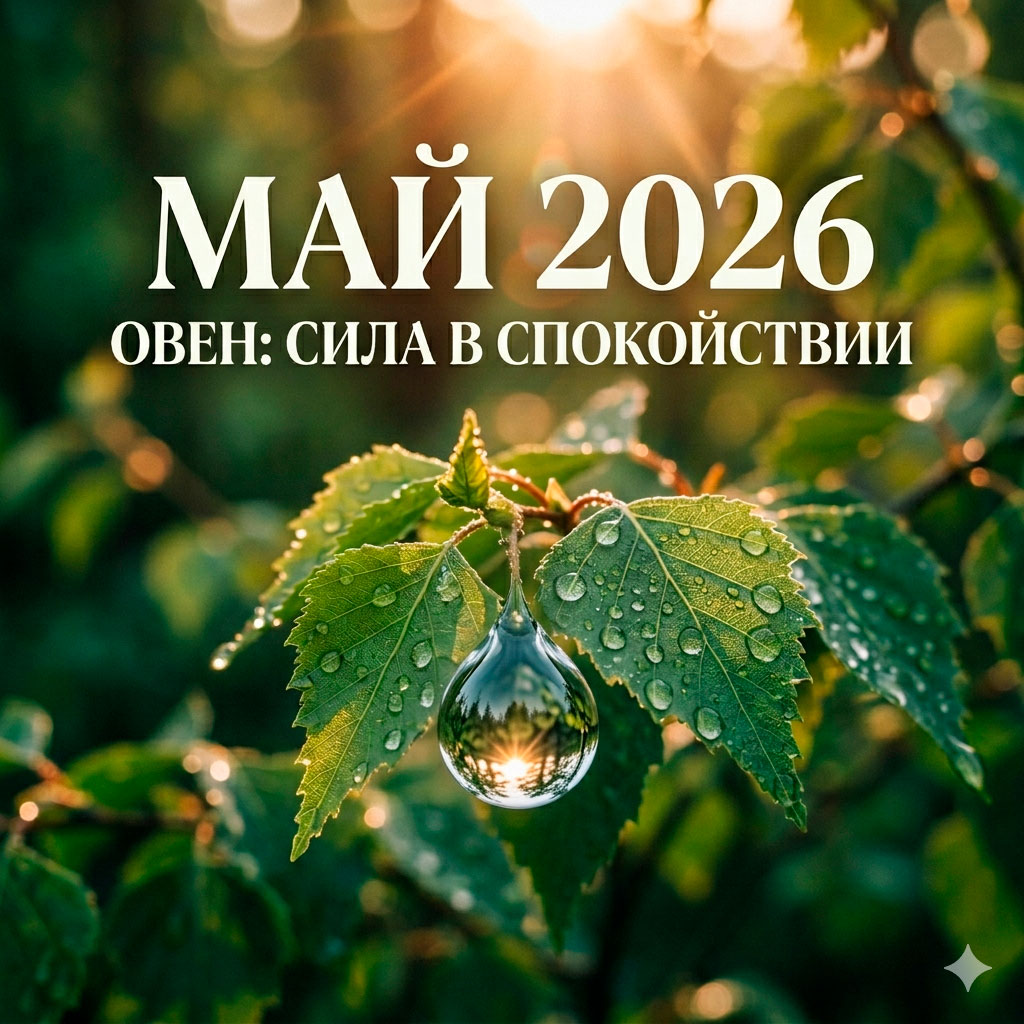 ♈ Огонь, который больше не спешит: почему май 2026 станет для Овнов месяцем самого точного попадания