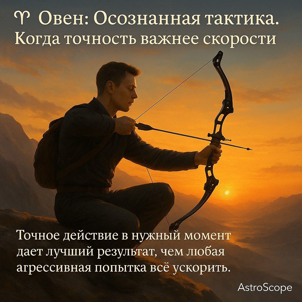 ♈️ Овен: 28 января — когда точность важнее скорости