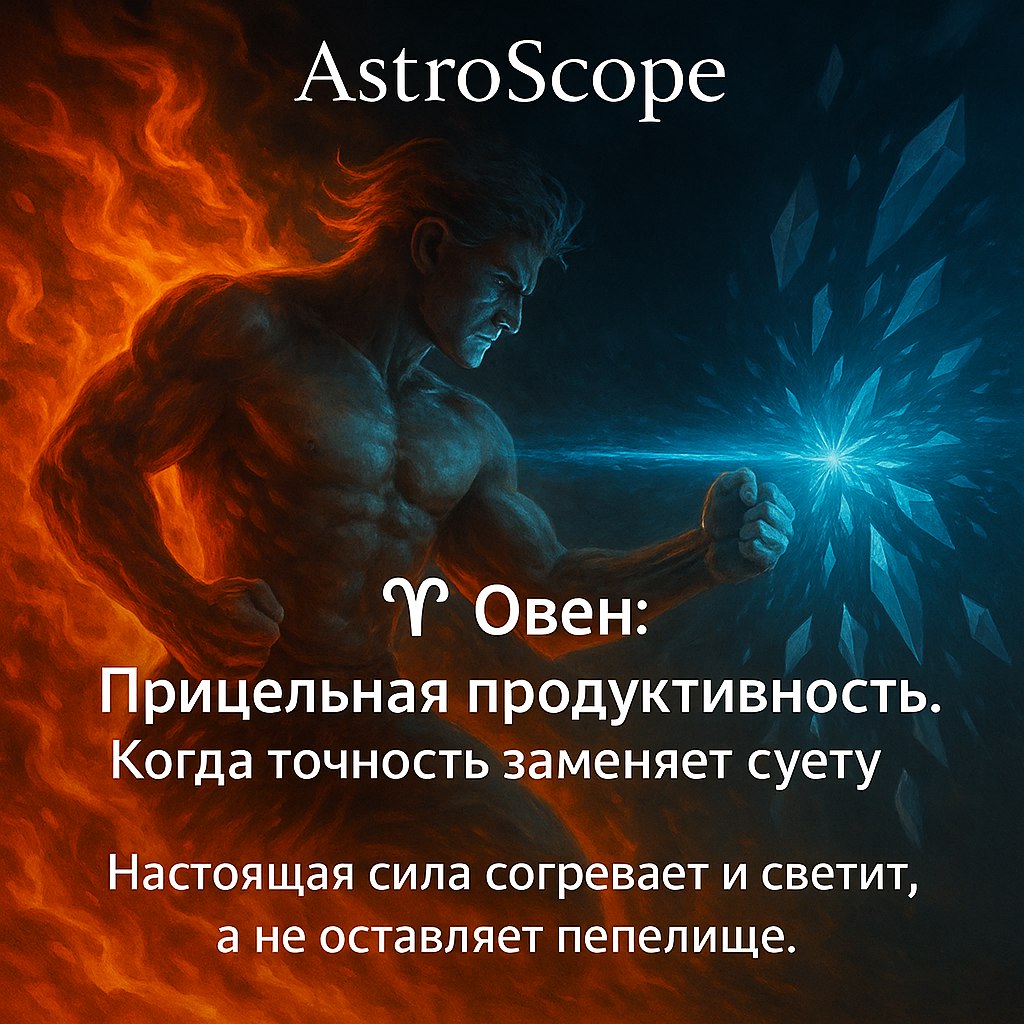 ♈️ Овен: когда точность заменяет суету