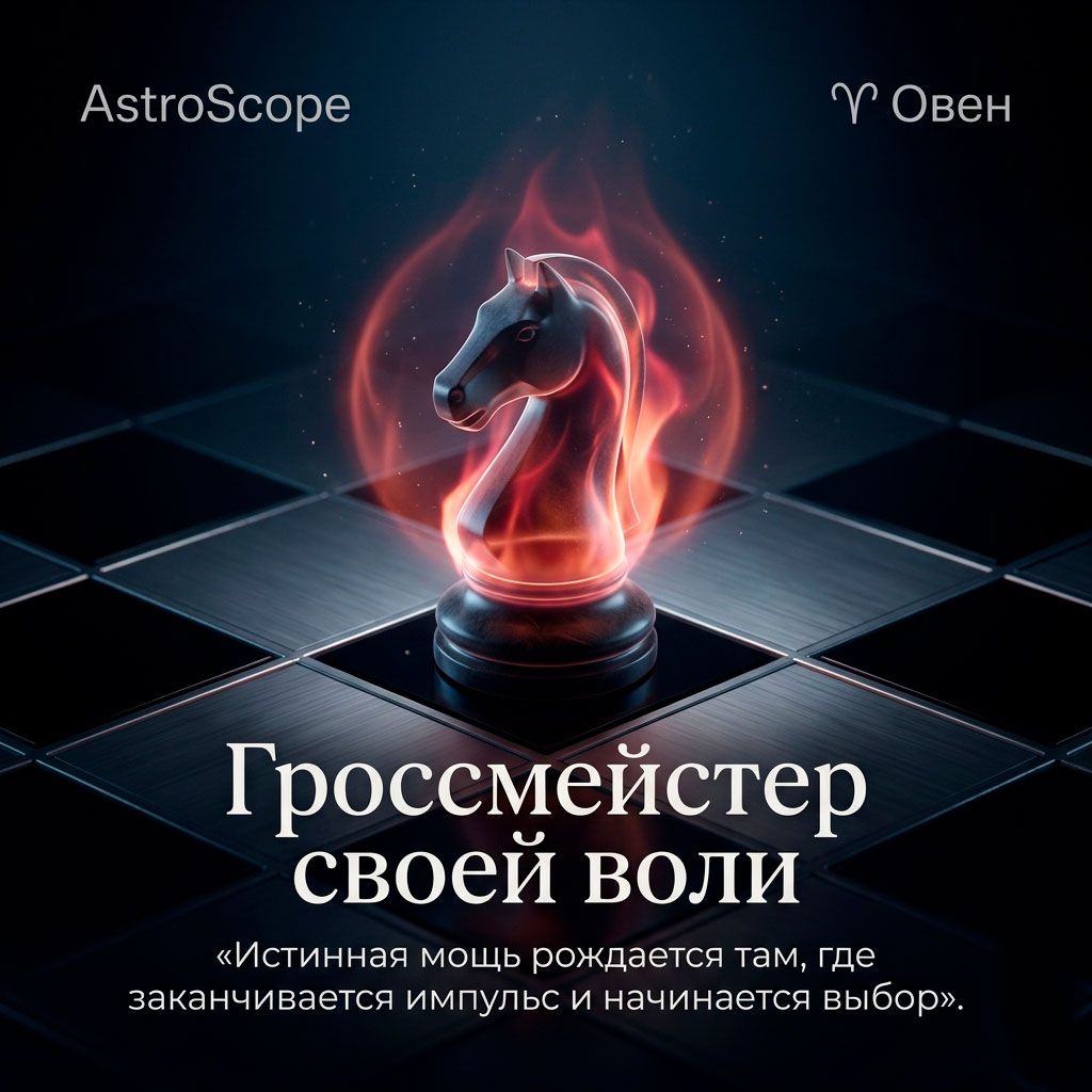 ♈ Овен 5 апреля: Гроссмейстер своей воли