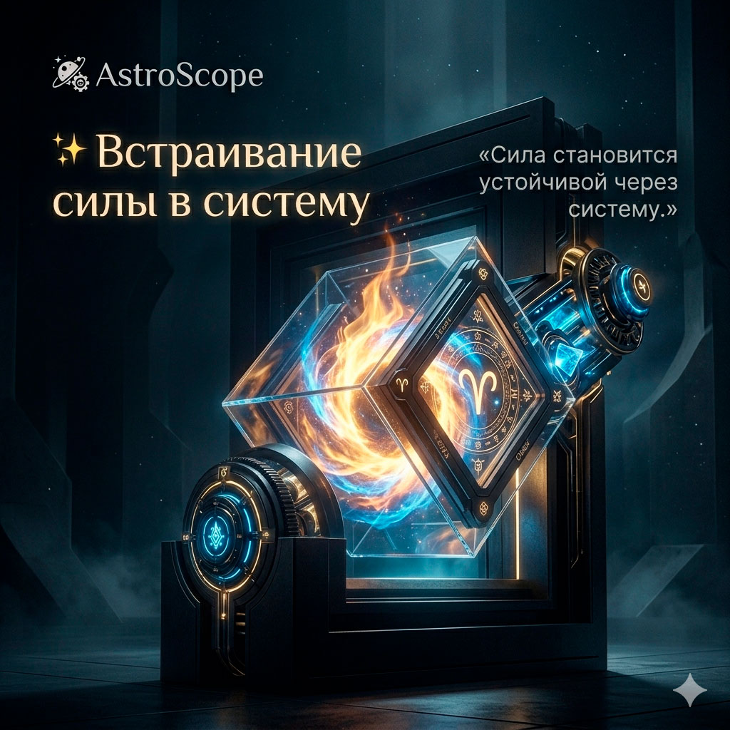 ♈ Овен 8 апреля: Встраивание силы в систему