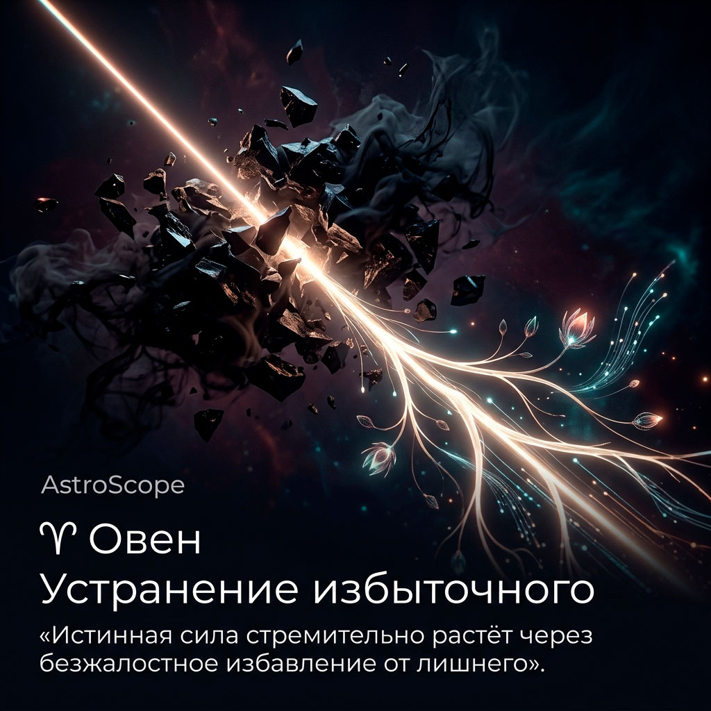 ♈ Овен 12 апреля: Устранение избыточного