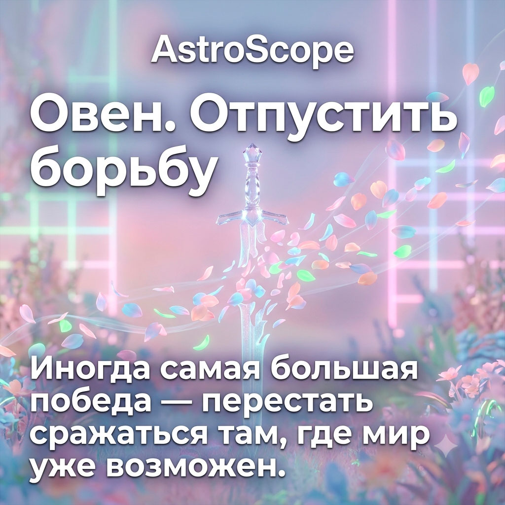 ♈ Овен, энергия 9 июля: Отпустить борьбу