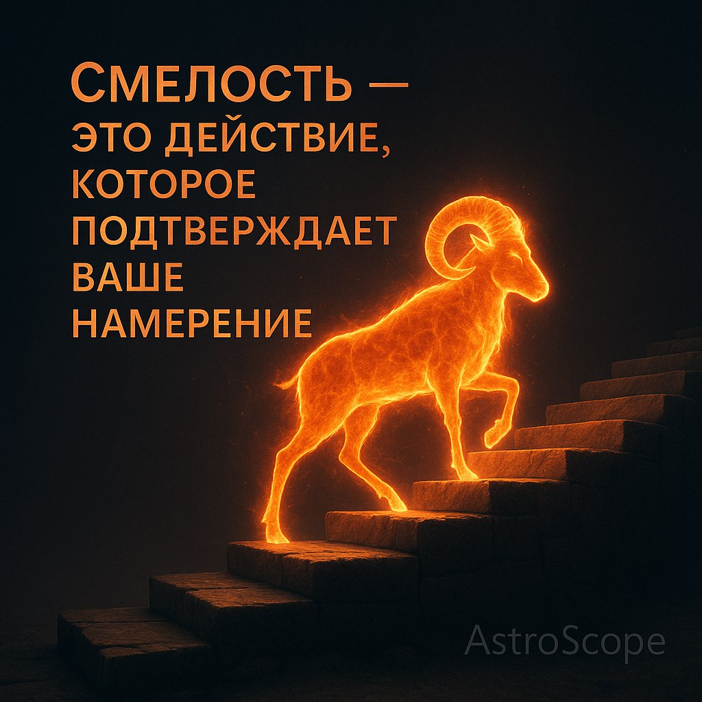 ♈ Овен — шаг, который закрепляет вашу смелость