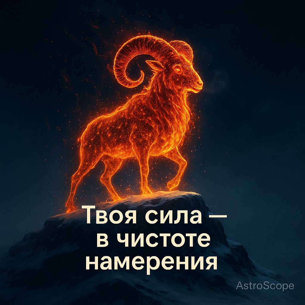 ♈ ОВЕН — День решающего волевого импульса