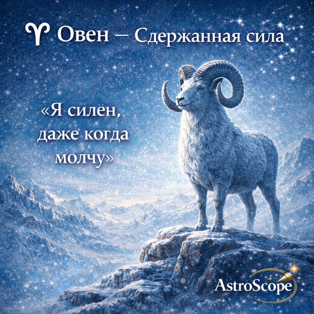 ♈️ Овен — Сдержанная сила