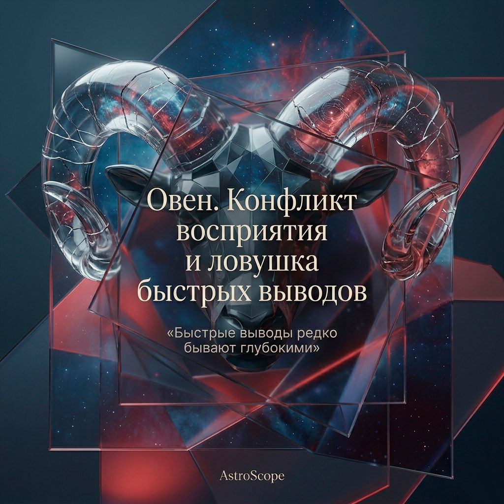 ♈ Овен, энергия 31 мая: Конфликт восприятия и ловушка быстрых выводов