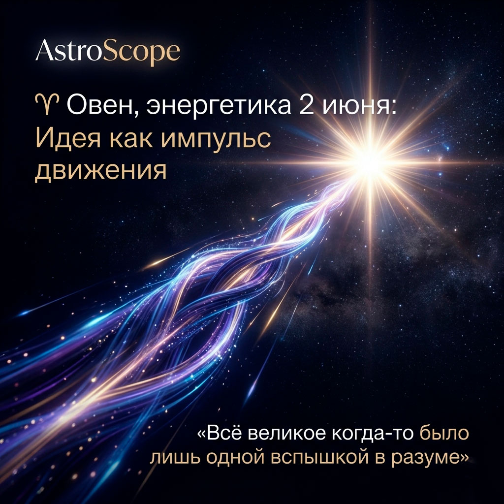 ♈ Овен, энергетика 2 июня: Идея как импульс движения