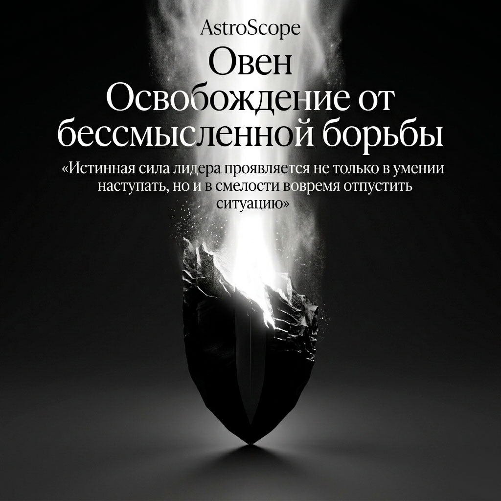 ♈ Овен, энергия 16 июня: Освобождение от бессмысленной борьбы