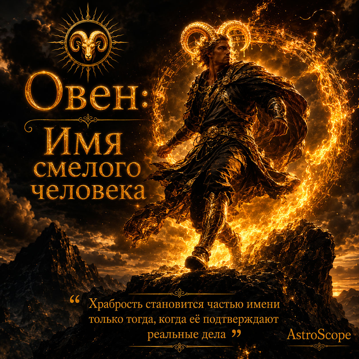 ♈ Овен, энергия 27 июля: Имя смелого человека