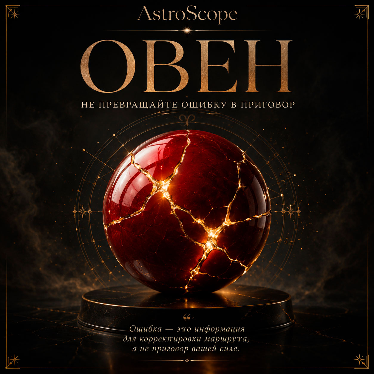♈ Овен, энергия 8 августа: Не превращайте ошибку в приговор