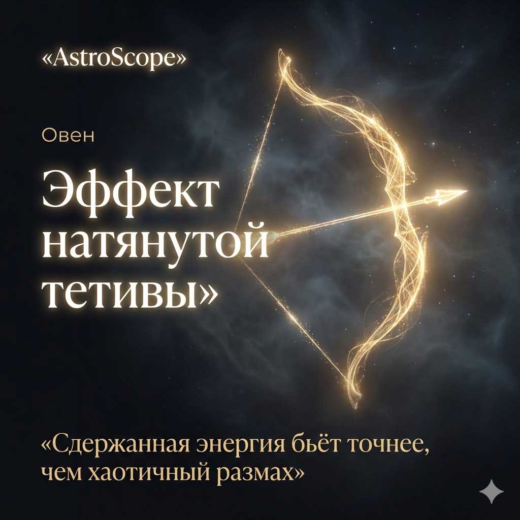 ♈ Овен 26 февраля: Эффект натянутой тетивы