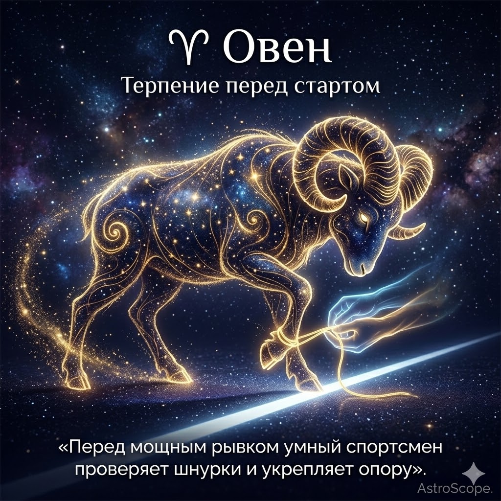 ♈ Овен 11 марта: Терпение перед стартом