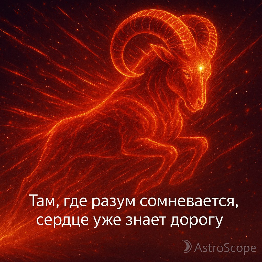 Овен — день, когда интуиция звучит громче логики