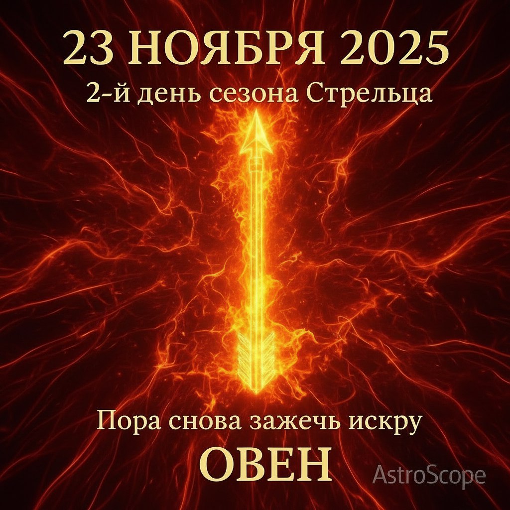 ♈ Овен, 23 ноября — день, когда решимость встречается с удачей!