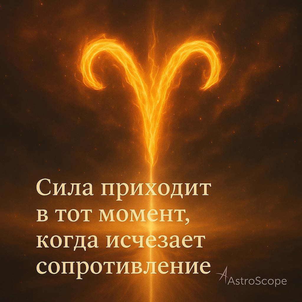 ♈ ОВЕН — День уверенного решения без борьбы