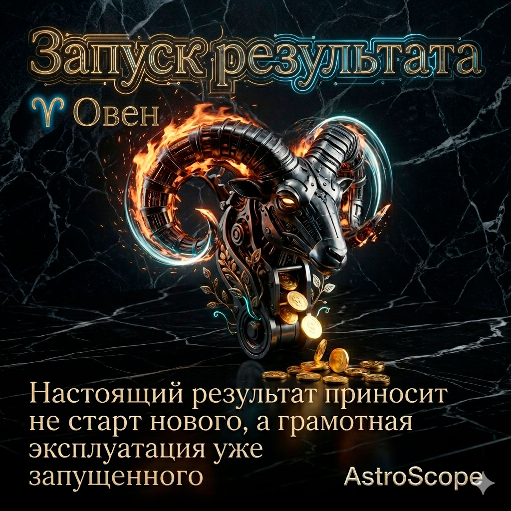 ♈ Овен, энергия 22 апреля: Запуск результата