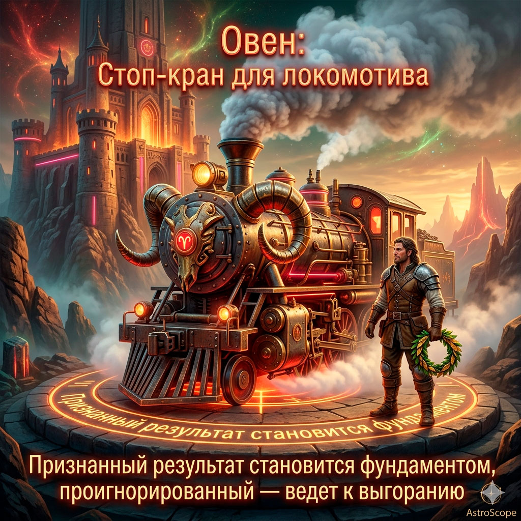 ♈ Овен, энергия 23 апреля: Стоп-кран для локомотива