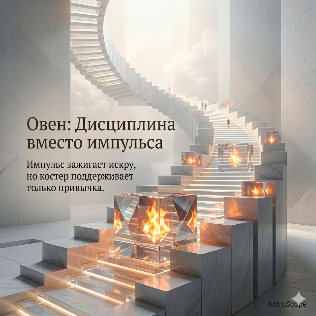 ♈ Овен, энергия 27 апреля: Дисциплина вместо импульса