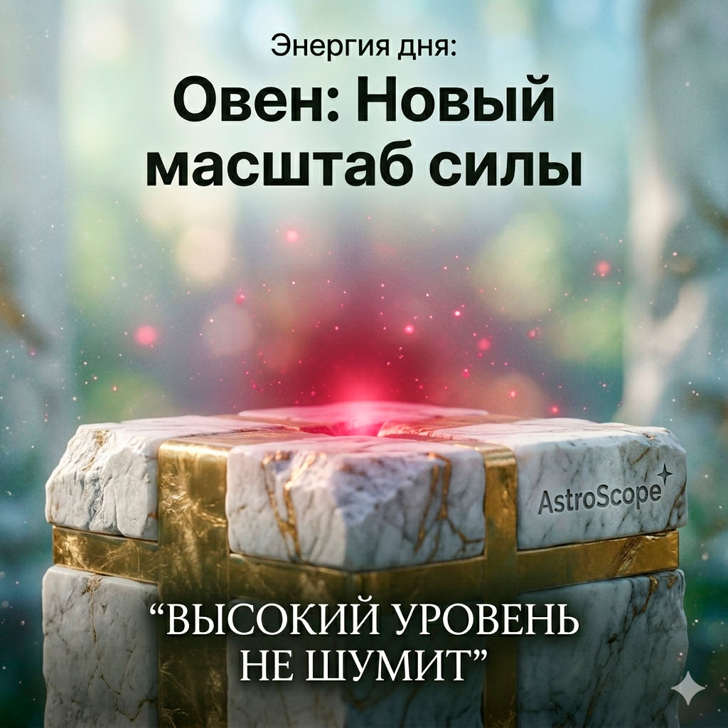 ♈ Овен, энергия 30 апреля: Новый масштаб силы
