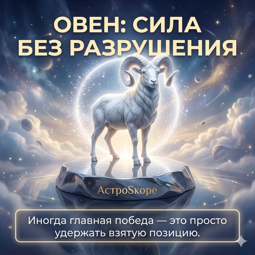 ♈ Овен, энергия 2 мая: Сила без разрушения