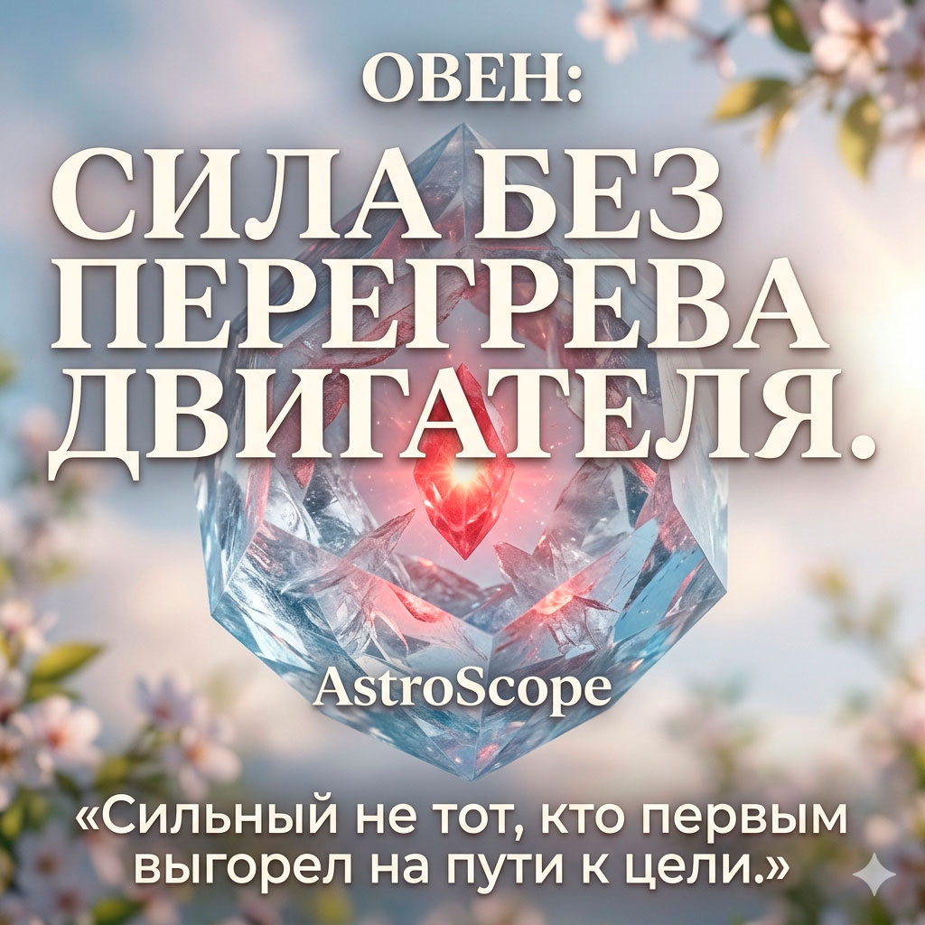 ♈ Овен, энергия 3 мая: Сила без перегрева двигателя