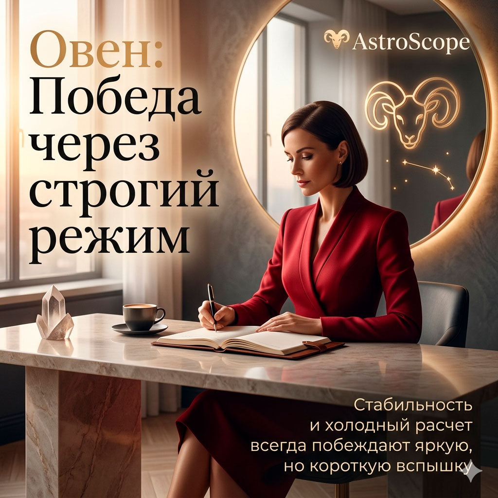 ♈ Овен, энергия 7 мая: Победа через строгий режим