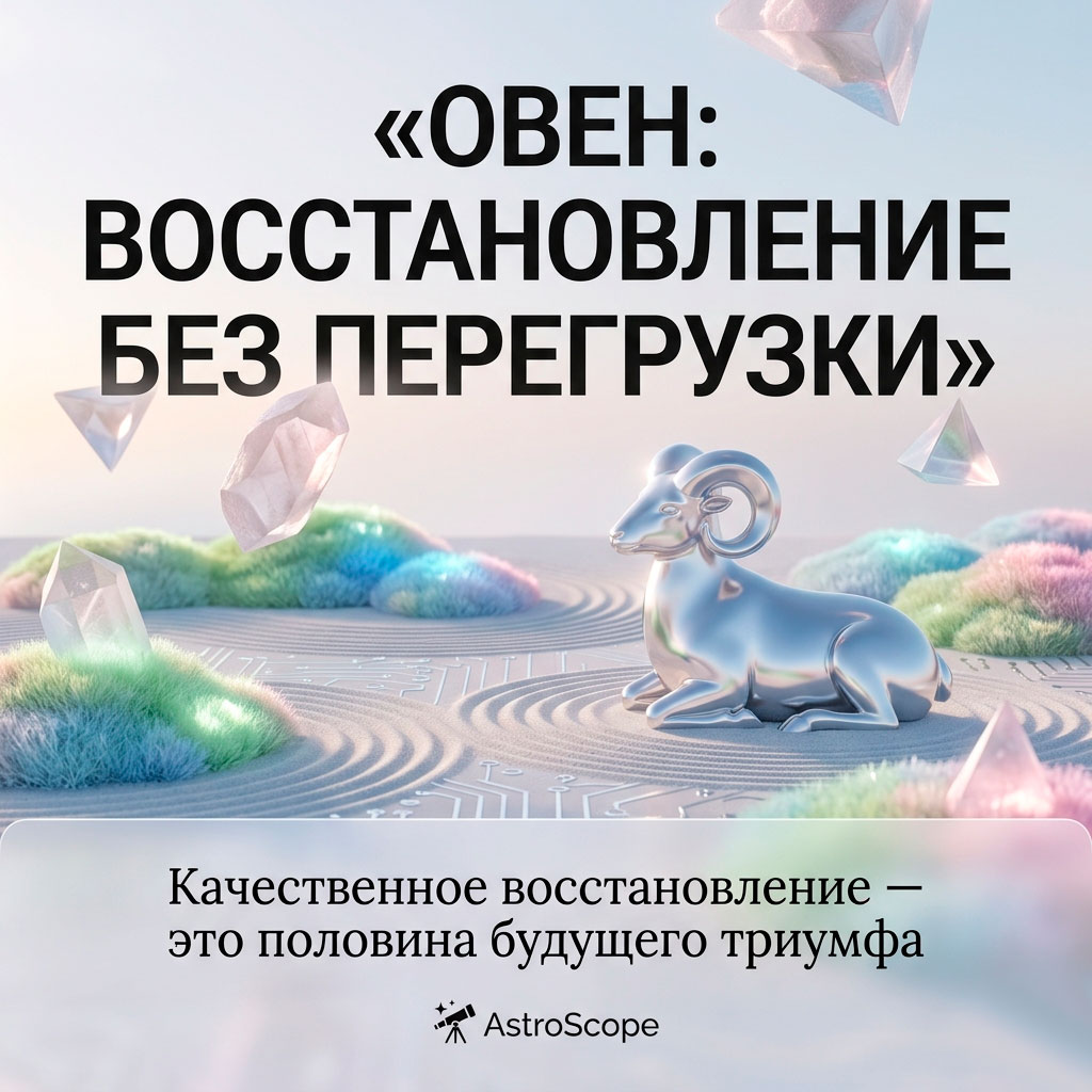 ♈ Овен, энергия 15 мая: Восстановление без перегрузки