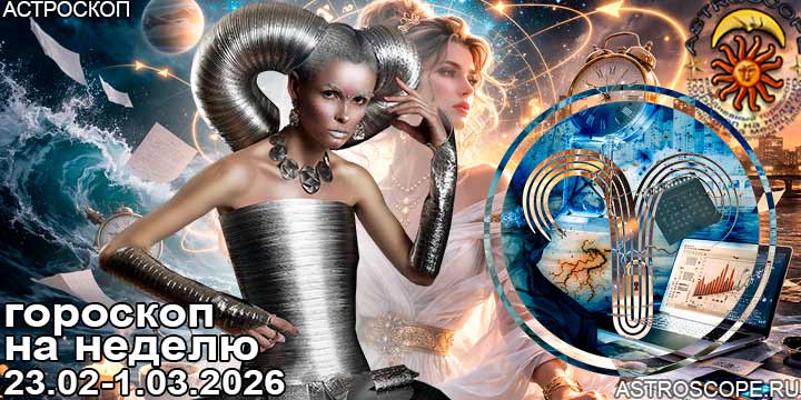 Овен и ваш гороскоп на неделю по аспектам периода с 23 февраля по 1 марта 2026