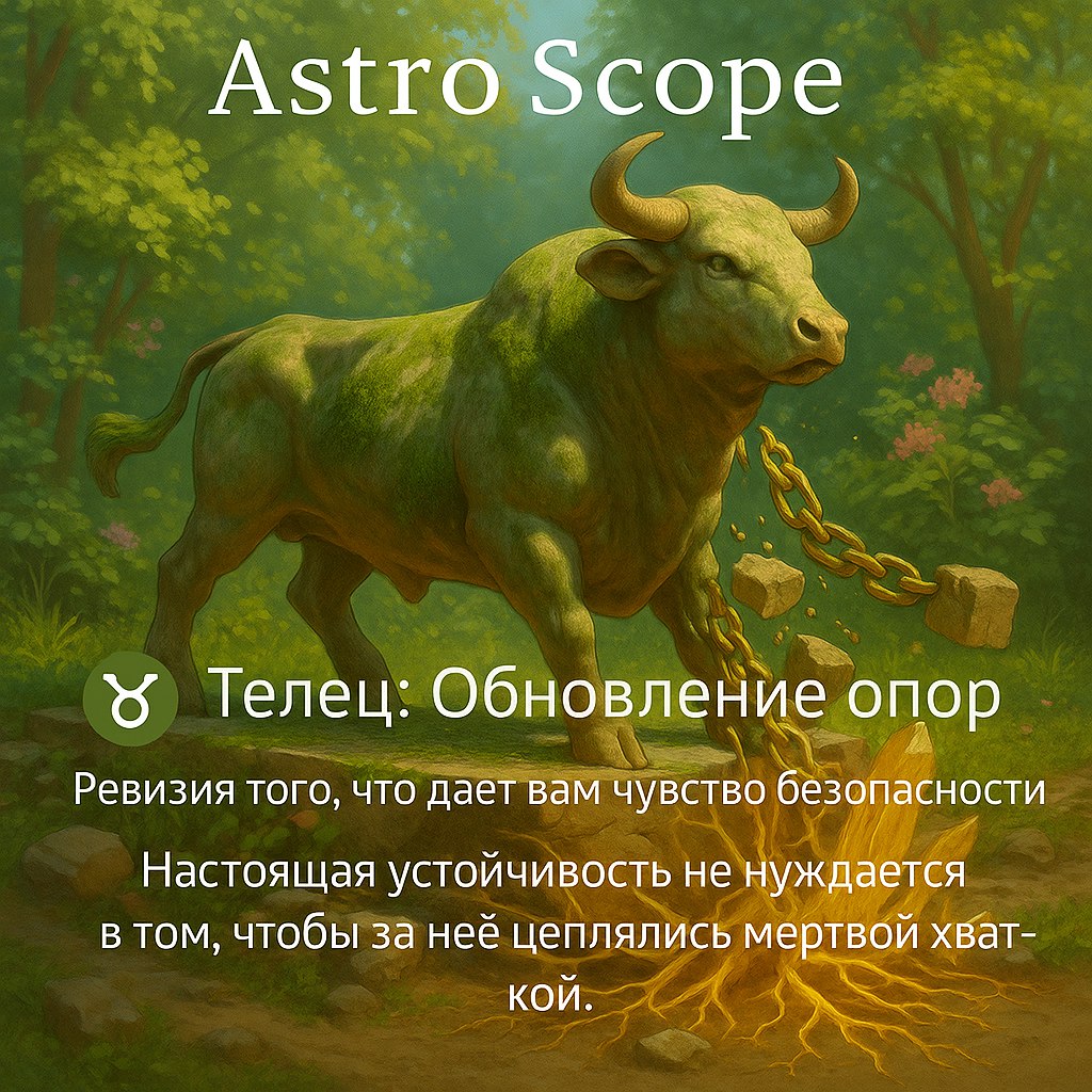 ♉ Телец: День обновления опор Ревизия того, что дает вам чувство безопасности