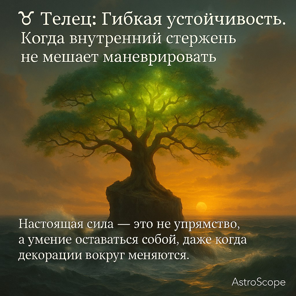 Телец: Когда внутренний стержень не мешает маневрировать
