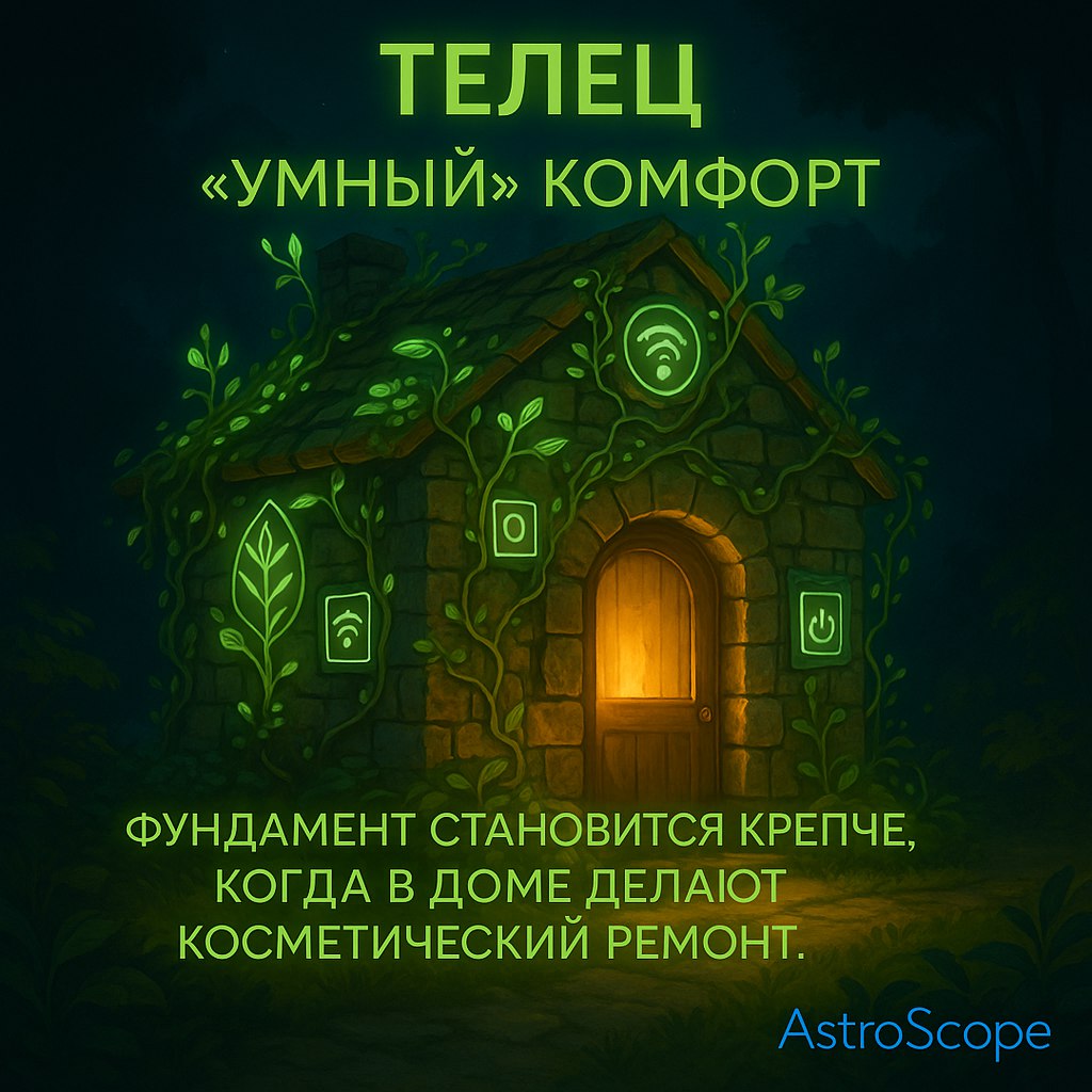 ♉ Телец: День «умного» комфорта