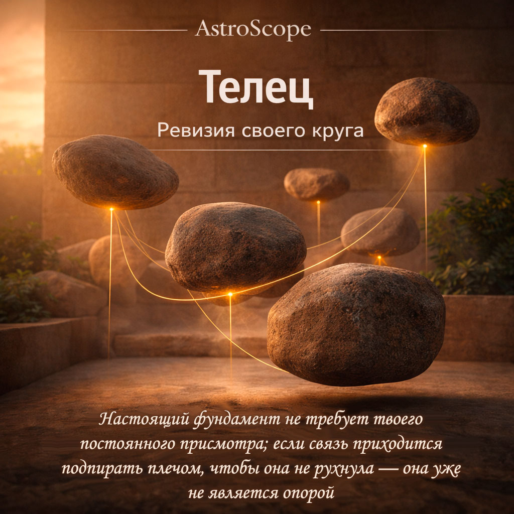 ♉ Телец 15 февраля: день ревизии своего круга