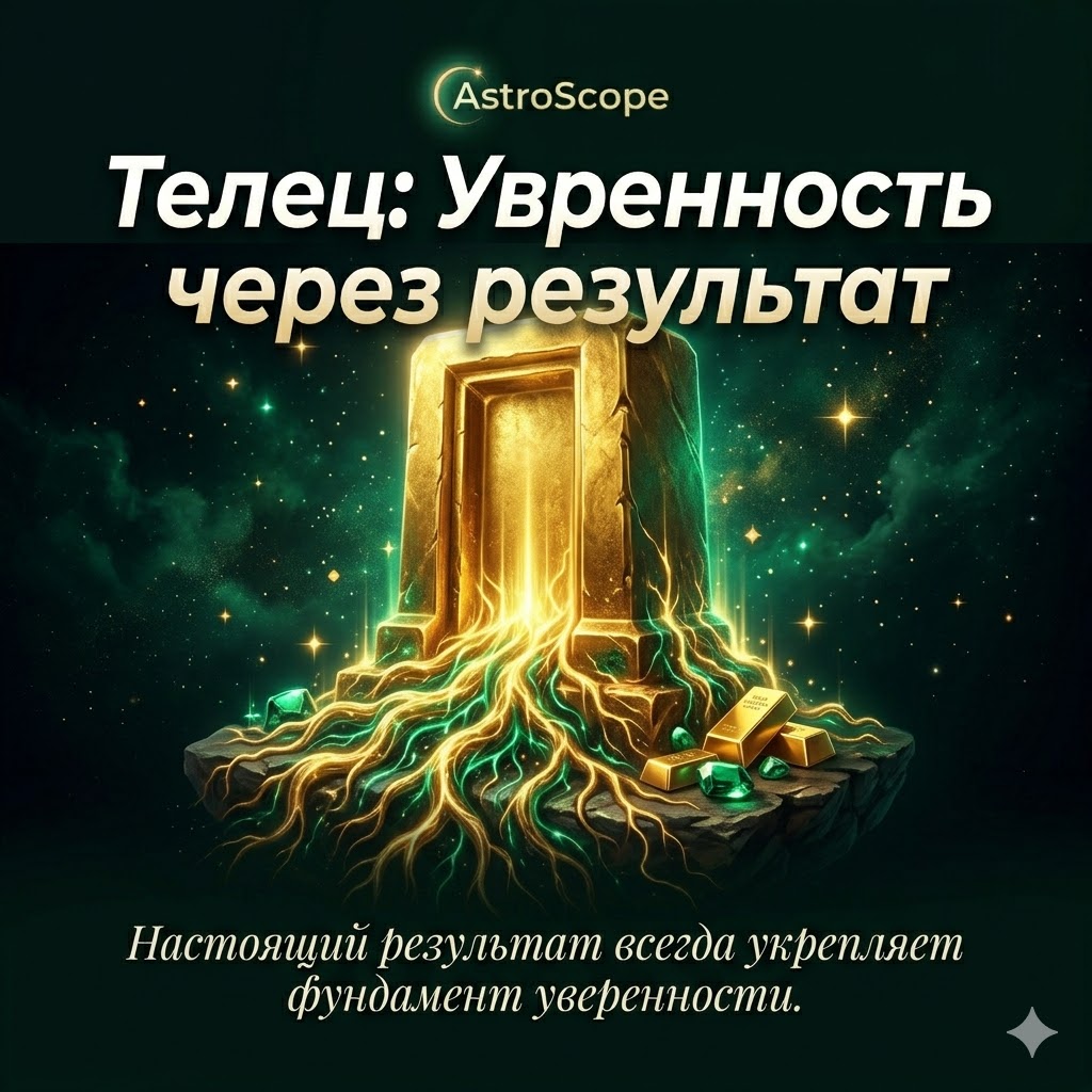 ♉ Телец 26 марта: Уверенность через результат