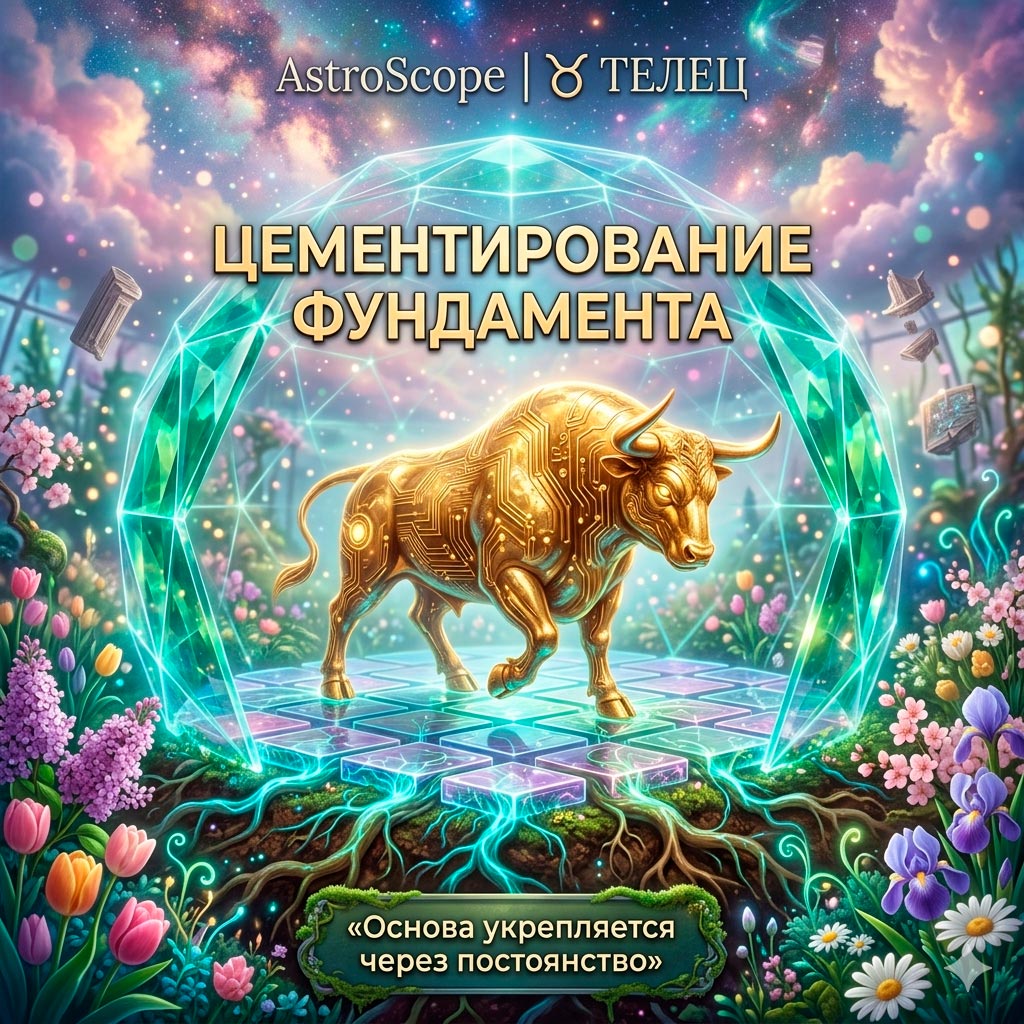 ♉ Телец 31 марта: Цементирование фундамента