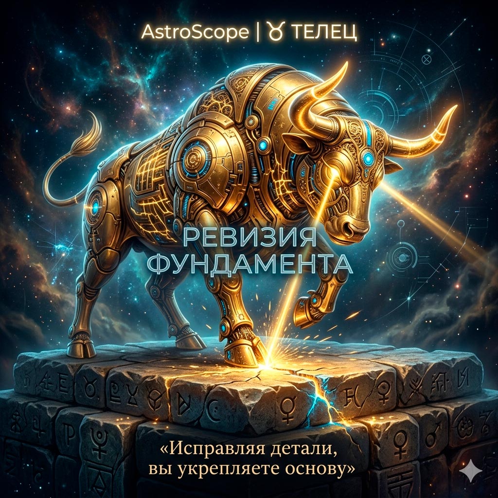 ♉ Телец 1 апреля: Ревизия фундамента