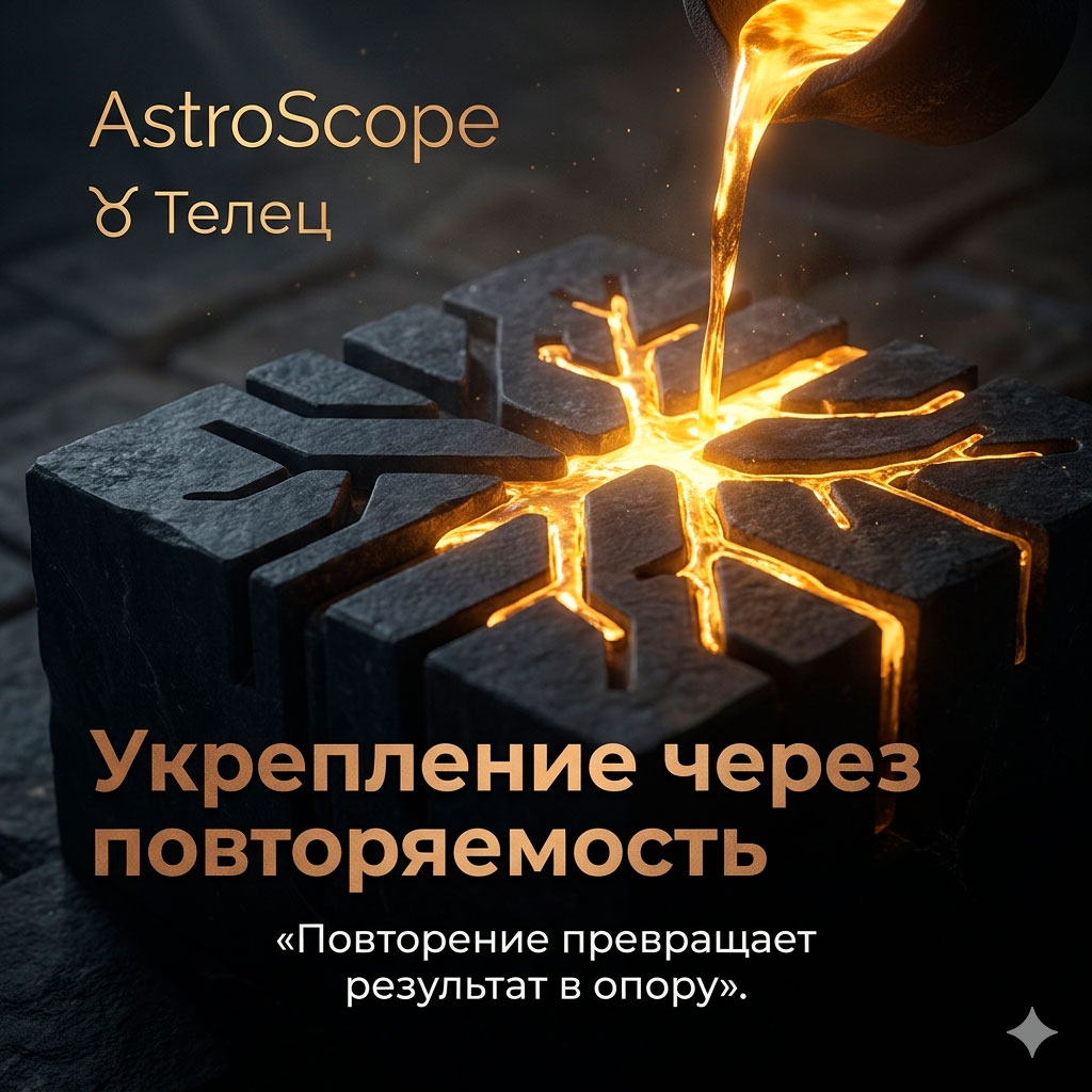 ♉ Телец 8 апреля: Укрепление через повторяемость