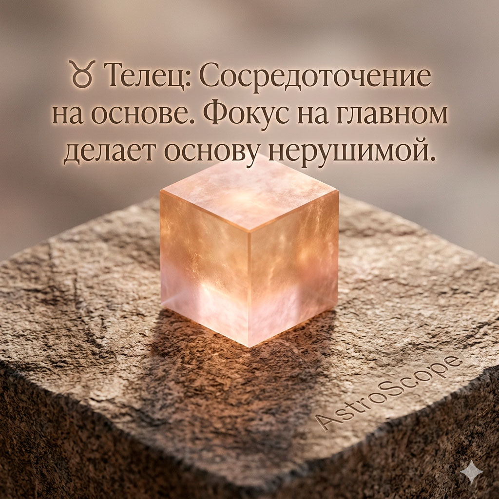 ♉ Телец 13 апреля: Сосредоточение на основе