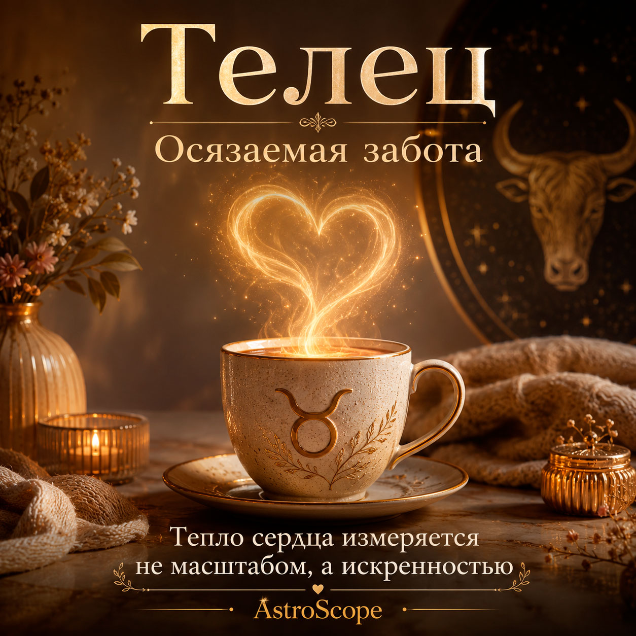 ♉ Телец, энергия 13 июля: Осязаемая забота
