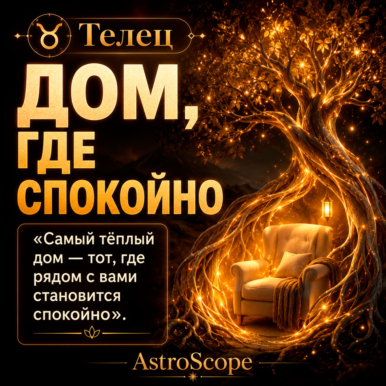 ♉ Телец, энергия 19 июля: Дом, где спокойно