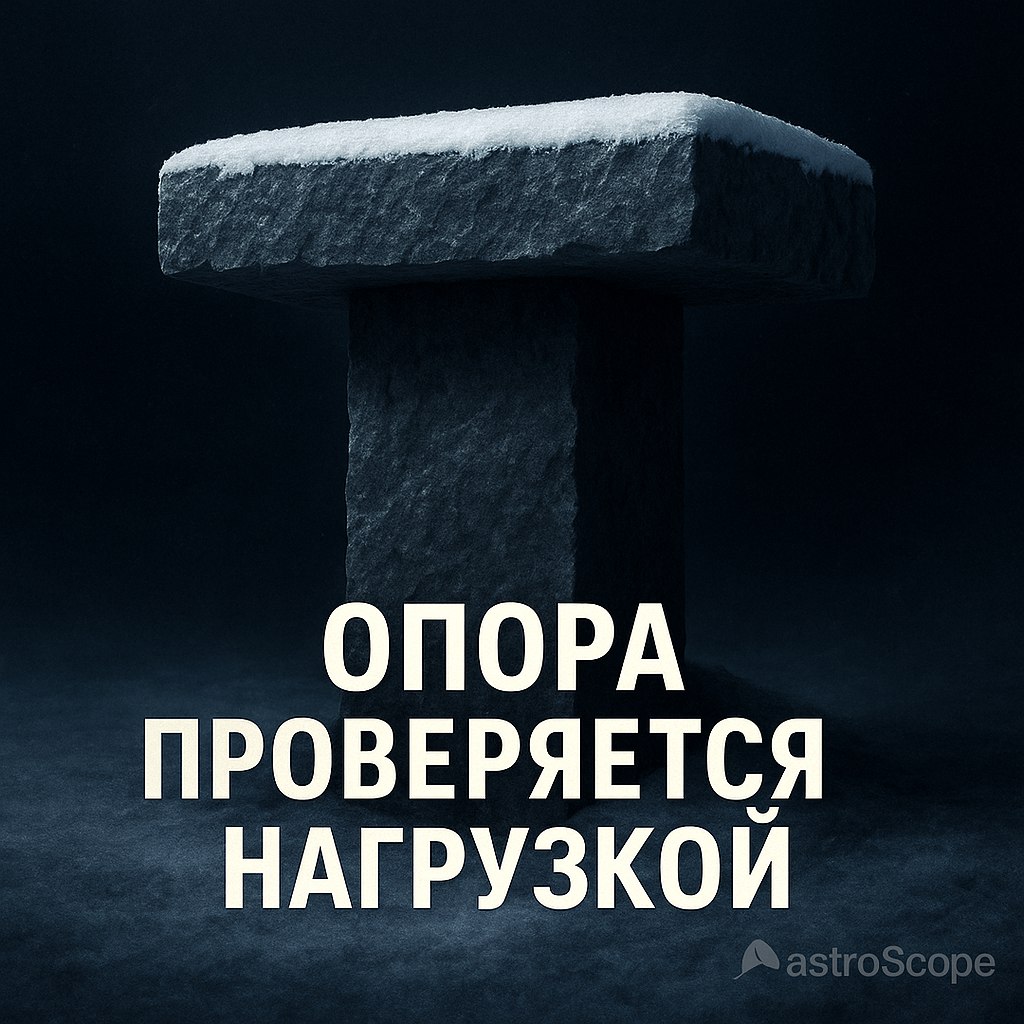 ♉ Телец — Проверка опоры