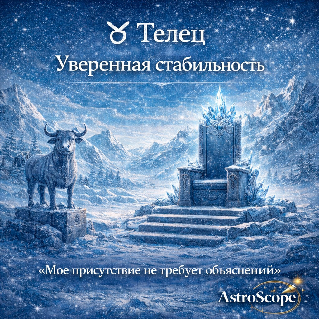 ♉️ Телец — Уверенная стабильность