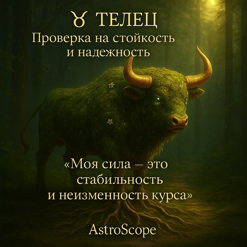 ♉️ Телец — Проверка на стойкость и надежность
