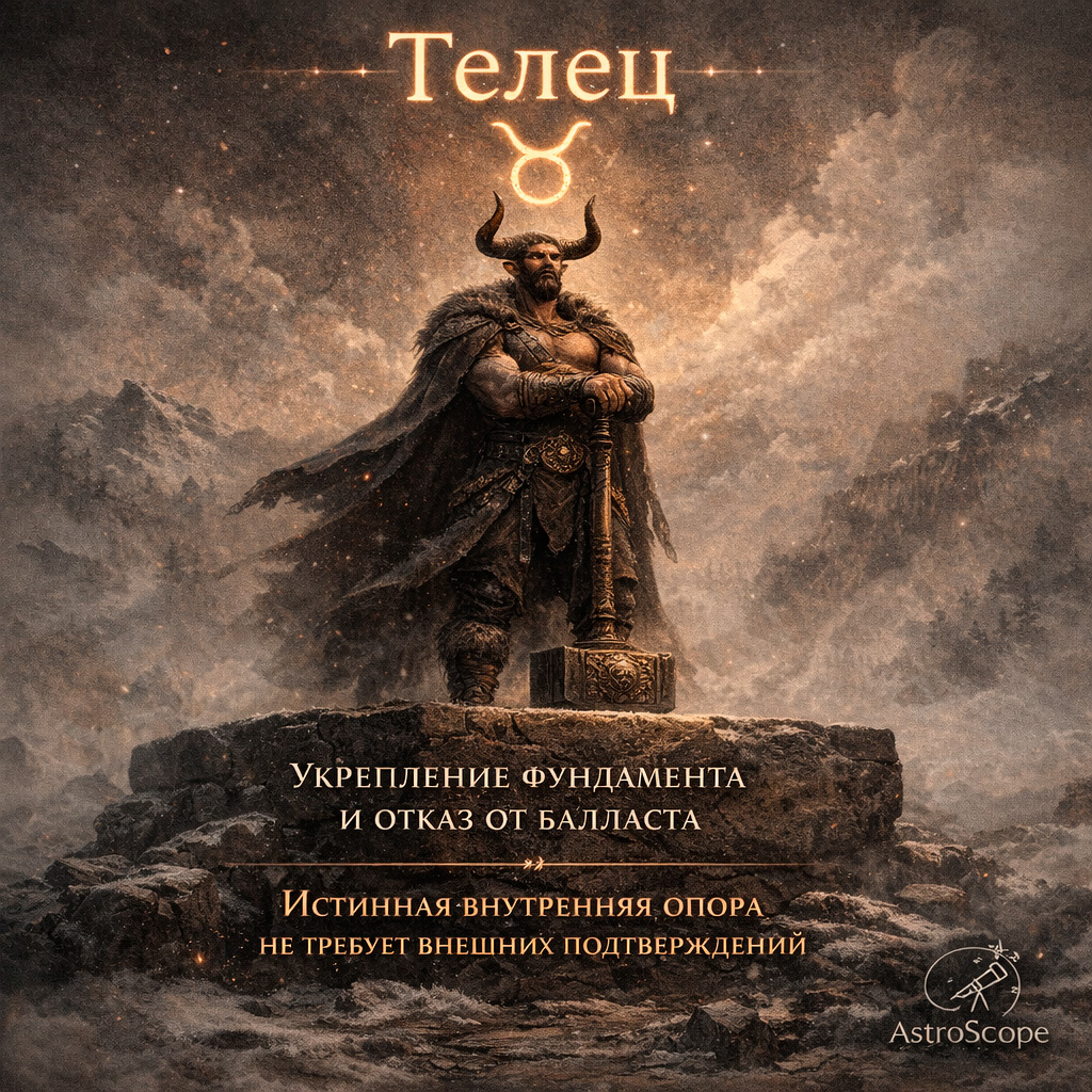 ♉ Телец — Укрепление фундамента и отказ от балласта