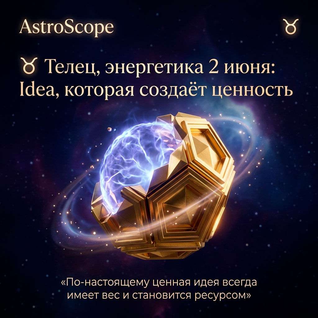 ♉ Телец, энергетика 2 июня: Идея, которая создаёт ценность