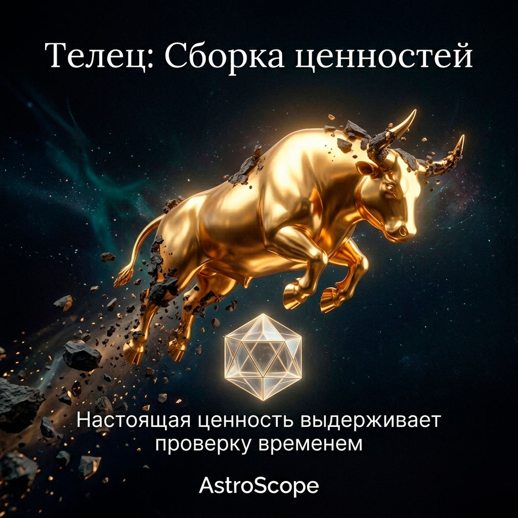 ♉ Телец, энергии 6 июня: Сборка ценностей