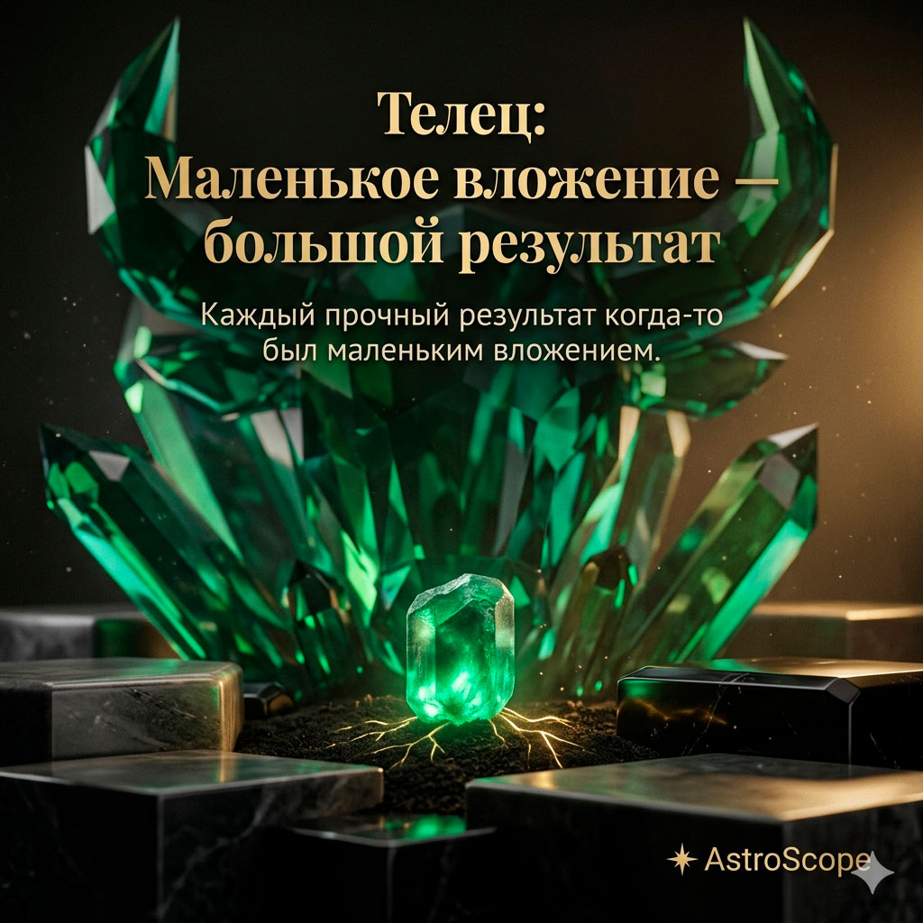♉ Телец, энергия 9 июня: Маленькое вложение — большой результат