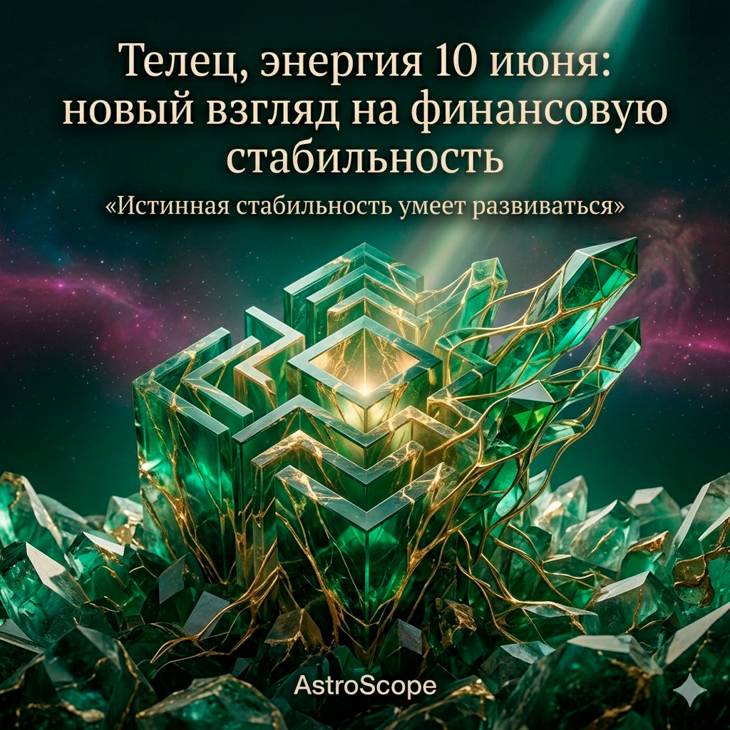 ♉ Телец, энергия 10 июня: новый взгляд на финансовую стабильность