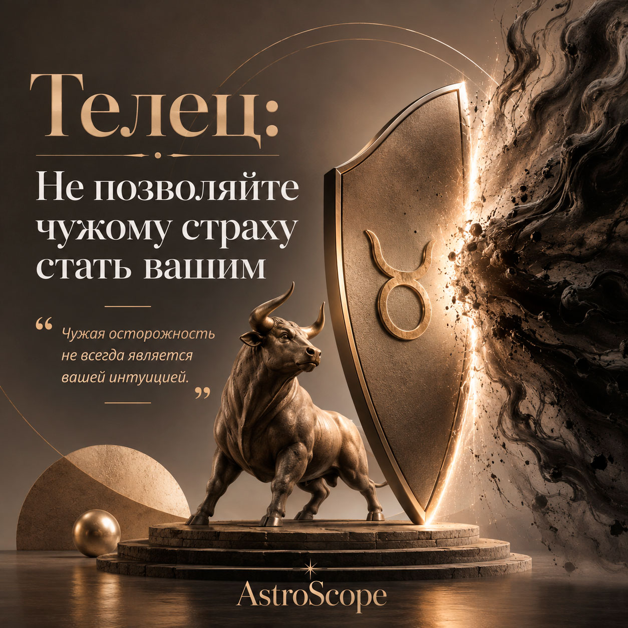 ♉ Телец, энергия 12 августа: Не позволяйте чужому страху стать вашим