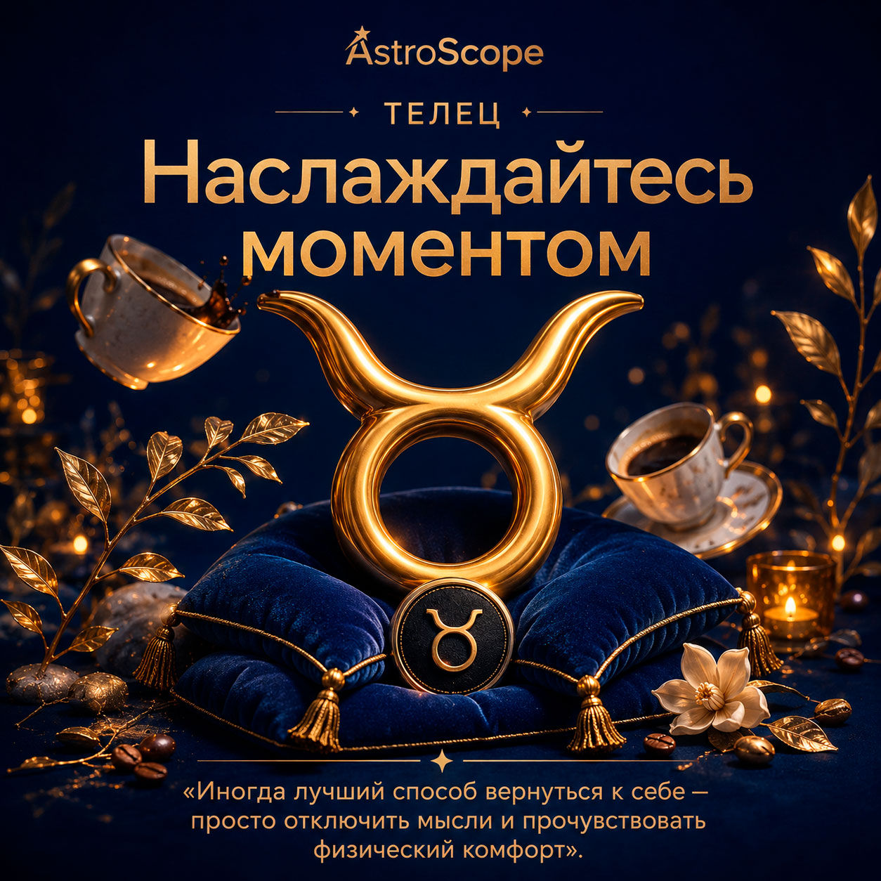 ♉ Телец, энергия 15 августа: Наслаждайтесь моментом